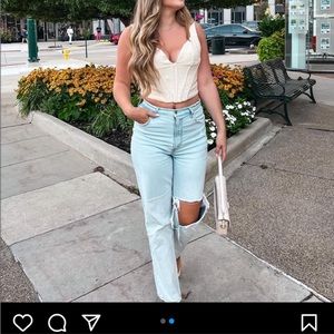 Zara | Textured Corset Top